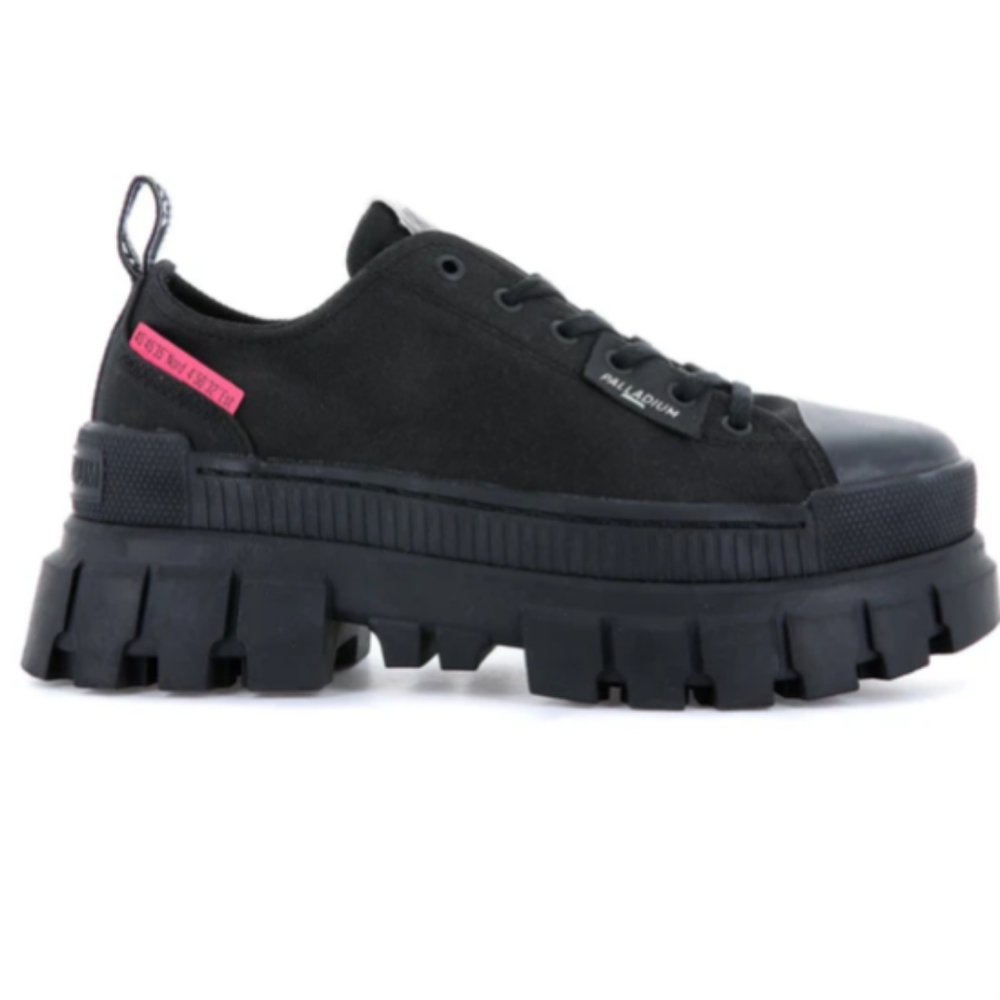 13. NIB Palladium Women's REVOLT LO TX 6.5 Black Shoes